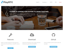 Tablet Screenshot of playrtc.com